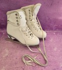 Softskate By Jackson Womens Figure Ice Skates Ultima Size 5 White Silver Mark I