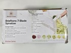 Brieftons 7-blade Vegetable Spiralizer - White green New Open Box