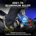 For Yamaha Yfz450r Exhaust Head Pipe Heat Shield Guard Cover  18p-14628-00-00