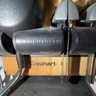 Cuisinart Electric Knife Set  Wood Storage Block  2 Blades  Black gray
