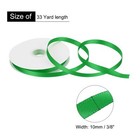 Green Satin Grosgrain Ribbon 3 8 x33 Yards Wedding Bouquet   Gift Wrapping