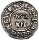 1652 N-9 R-5 Pcgs Vf 30 Oak Tree Shilling Massachusetts Silver Coin