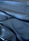 Vintage Fine Wool Gabardine Fabric  3  yds  x  60     w  M   weight Suiting Charcoal Grey