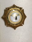 Jafcee Security Agency Sergeant Metal Badge Blackinton  Usa  Padlock Center