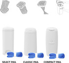 Pack Of 9 - Diaper Pail Refills Bags Compatible With Diaper Genie Square Pails D