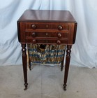 Sewing Cabinet Antique Drop Leaf Mahogany Sewing Table And Stand