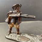 Antique 1877 J   E Stevens Creedmor  Soldier Cast Iron Mechanical Bank   Works  