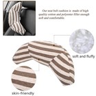 Car Seat Travel Pillow Neck Support Cushion Pad For Kids  Super Soft Headrest   
