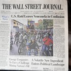 The Wall Street Journal News Paper Lot 8 January 5  6 7 8 9 10 11 12 13 2026 New