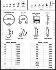 20g 18g 16g 14g 12g 10g Threaded Surgical Steel Curved Barbell Post Eyebrow Ring