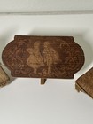 Antique Dollhouse German Lithograph Table And Chairs Set