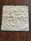 Christmas Wall Hanging Quilted Double Pinwheel Signed 1988