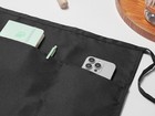  Server Aprons Pockets  100  Cotton Waitress Waiter Waist Apron  11 5-inch Black