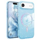  Magnetic For Iphone Air Case 2025  Clear For Iphone 17 Air 6 5 Inch Light Blue