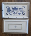 Set Of 2  grand World Voyage 2005  Pottery Platers From Cruise Ship Collector