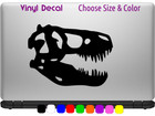 T Rex Skull Jurassic Park Dinosaur Decal Laptop Window Sticker Choose Size Color