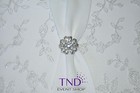Guest Book And Pen Set With Floral Pattern   Rhinestone Flower By Victoria Lynn