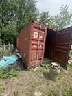 Msc Red Cargo Shipping Container Conex Steel Storage Unit Storage Container