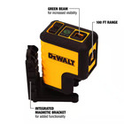120 Ft  Green Self-leveling 3-spot Laser Level With  2  Aa Batteries   Case