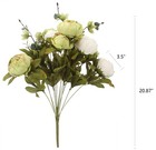 Fake Vintage Artificial Peony Silk Flowers Wedding Home Decoration Pack Of 1