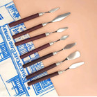 7pcs Oil Painting Knife Set Palette Scraper Tool Stainless Steel Art Spatula Kit