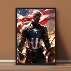Captain America The Avengers Marvel Comic Mcu Poster Print - No Frame