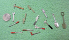 14 Diecast Metal Miniature Tools - 1 18 To 1 12 Scale