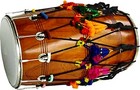 Mango Wood Extra Big Size Musical Instrument Punjabi Bhangra Dhol Drum With Bag