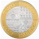 2006 Isambard Kingdom Brunel The Man Two Pound Silver Proof Coin   2 Coins