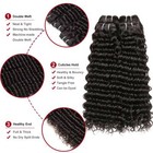 8a Kinky Curly 3 Bundles 300g Brazilian Virgin Human Hair Unprocessed Weave Usa