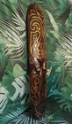 M  ori Inspired Tribal Tiki Bar Wood Mask Wall Plaque Bar Patio Decor 40 