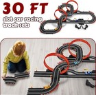 Slot Car Race Track Set Electric Powered Race Track Dual Racing Car Track Set