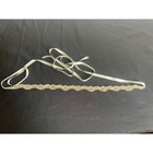 Bridal Sash Ivory Satin Ribbon Belt Crystal Pearl Scalloped Beaded Trim 82 