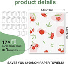 Swedish Dishcloths For Kitchen  6 Pack  Reusable Paper Towels Washable super Abs