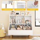 Kids Toy Storage Organizer  Kids Bookshelf  Storage Organizer For Boys And Girls
