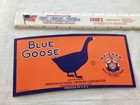 25 Blue Goose Vintage Fruit Crate Labels Melcher Bally Pa Unused Old Stock