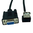 Rs232 Db9 9 Pin Female To Usb 2 0 A Female Jack Serial Adapter Connector Cable