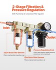 Vevor Air Compressor Filter Regulator 3 8  Npt 25  m   5  m Air Drying System