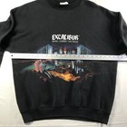 Vintage Excalibur Hotel Casino Las Vegas Dragon Graphic Sweatshirt Black Xl
