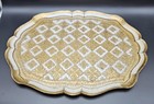 Vintage Italian Gilt Wood Florentine Tray