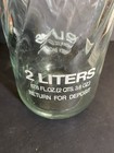 Vintage Pepsi-cola Spiral Glass Soda Pop Bottle Large 2 Liter With Cap 13 5   