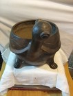 Vintage Clay Pot Turtle Planter