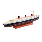 1 1250 Normandie Cruise Ship Boat Alloy Model Cruise Souvenir Static Display B