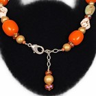 Vintage Butterscotch Bakelite Multi Stone Tribal Statement Pendant Necklace