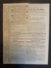 Russian Government 1909 State Loan Bond Certificate W  Coupons 4   4   