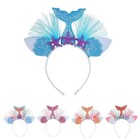 Girls Tail Hairband Fashion Colorful Headwear Children Day Party Hair Accessory