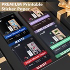 Lot Koala Sticker Paper For Printers - Glossy   Matte   Semi-gloss  Gold  Pearl