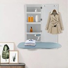 Wall Mount Ironing Board Cabinet Built In Foldable Swivel Ironing Board W mirror