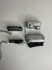 Lot Of 4 Digital Cameras Canon Fs300 Nikon Coolpix L18 E775 Fujifilm Jx310 As-is