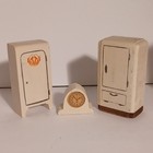 Vintage 1938-1948 Kage Dollhouse Kitchen Set 12 Pieces